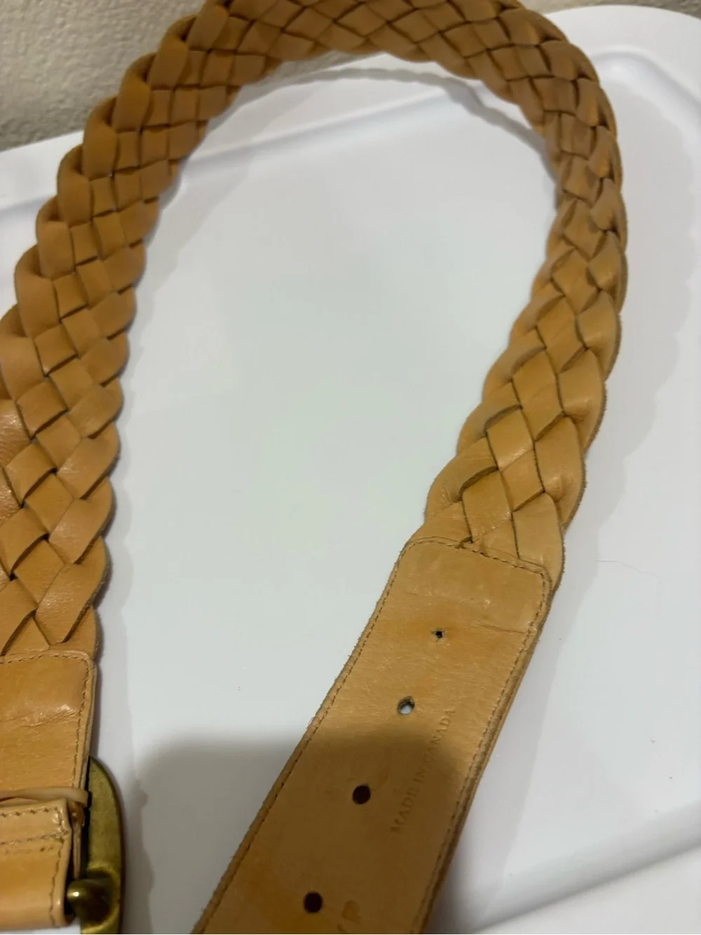Christopher Kon | Women’s Braided Leather Belt | Made in Canada 🌵Small